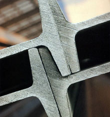 Внешний вид балки IPN Грани балки IPN