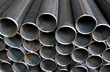 Внешний вид трубы круглой электросварной Труба круглая электросварная на складе